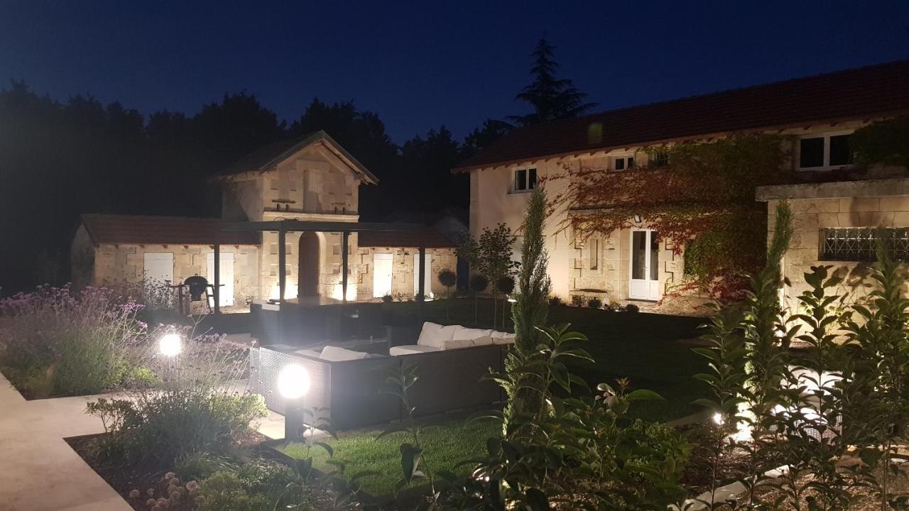 Villa Entiere Du Chateau Lacroix De Civrac 3 Ch, 3 Sdb, Piscine Xxl,Sauna, 4 Etoiles,7 Pers Eksteriør bilde